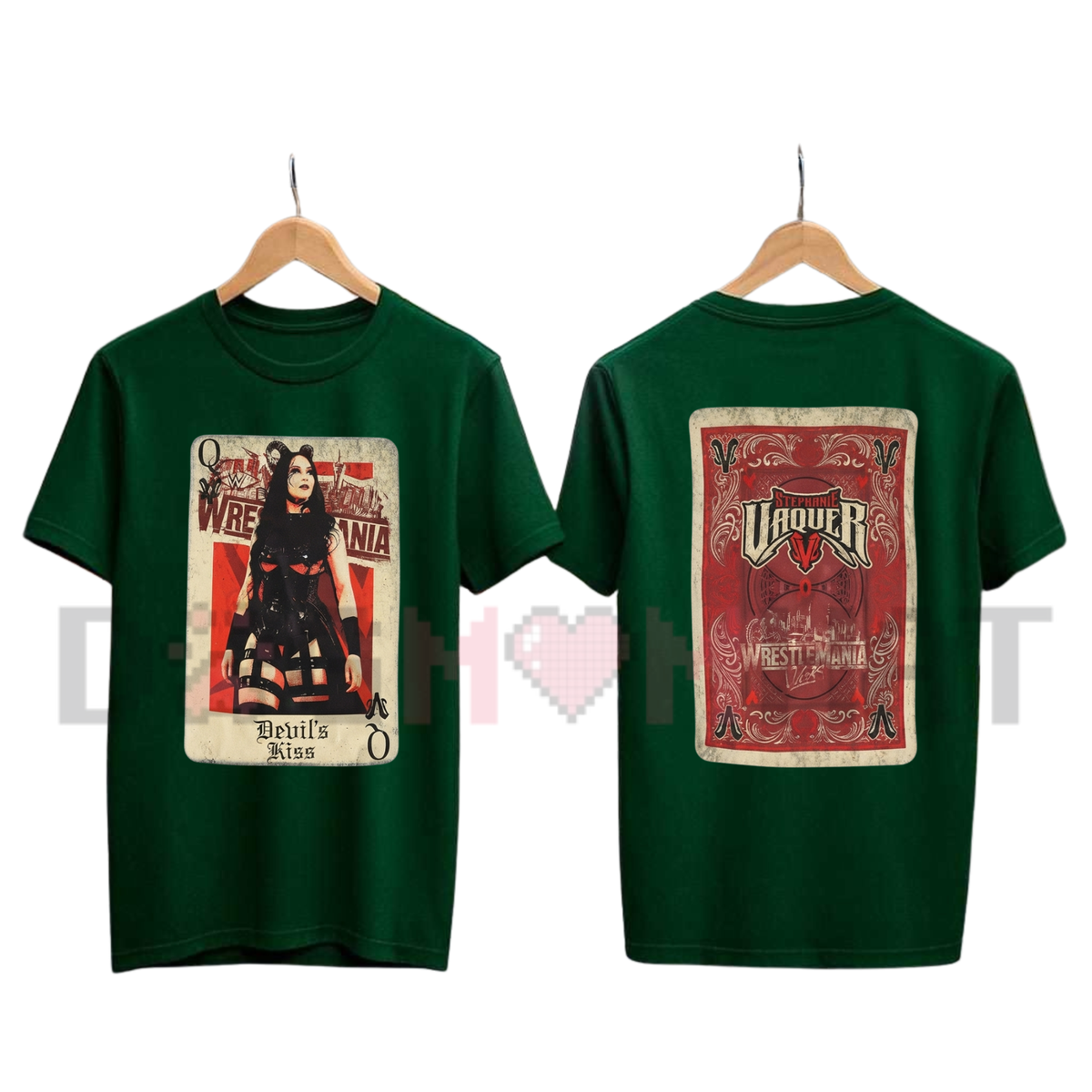 Stephanie Vaquer WrestleMania Match Card Retro Graphic T-Shirt