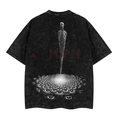 Tool Band 'Convex Spectre' Retro Unisex Acid Washed T-Shirt – Vintage Rock Band Graphic Tee