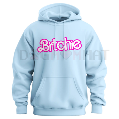 Minimalist "Bitchie" Slogan Crewneck – Unisex Comfort Pullover