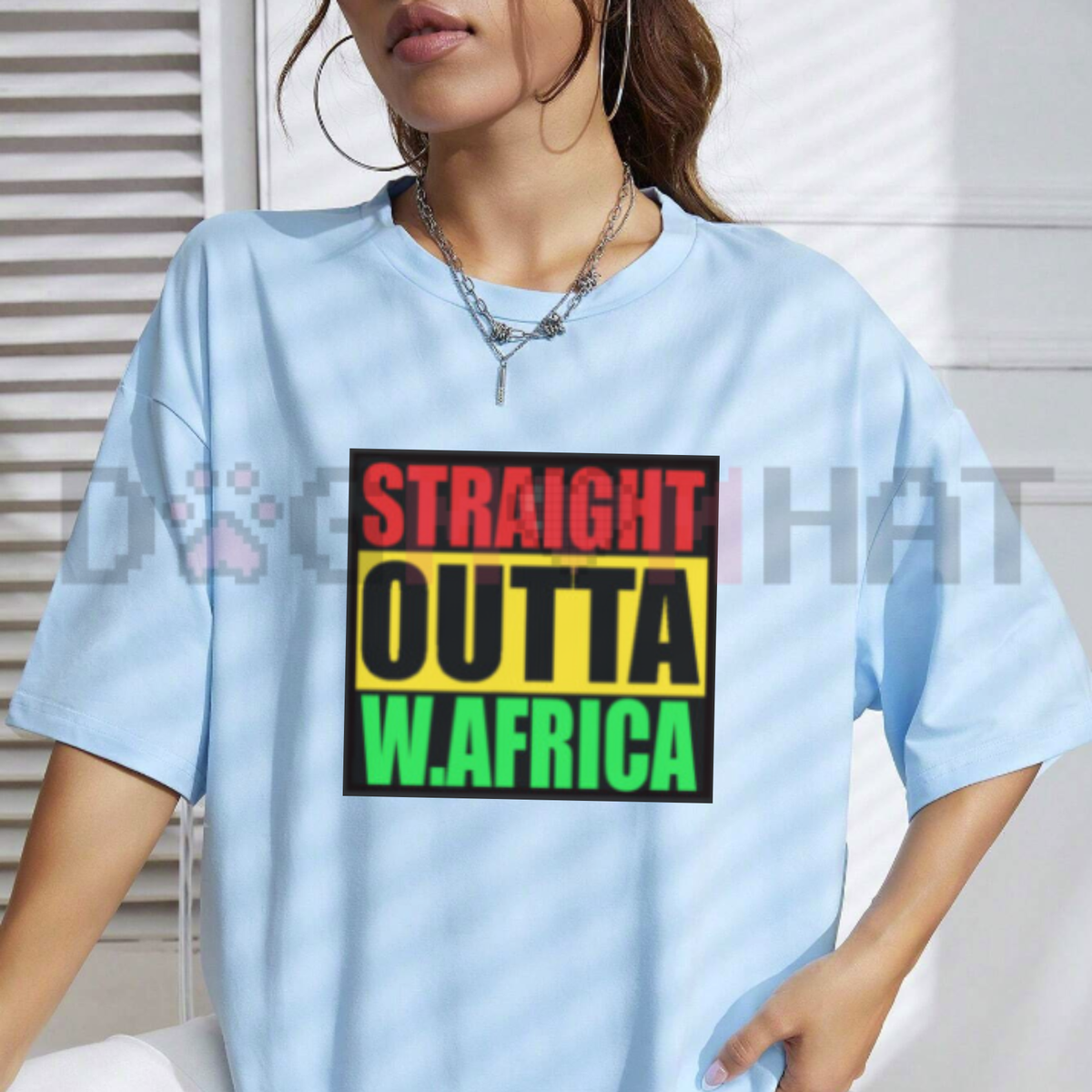 Straight Outta West Africa Graphic T-Shirt