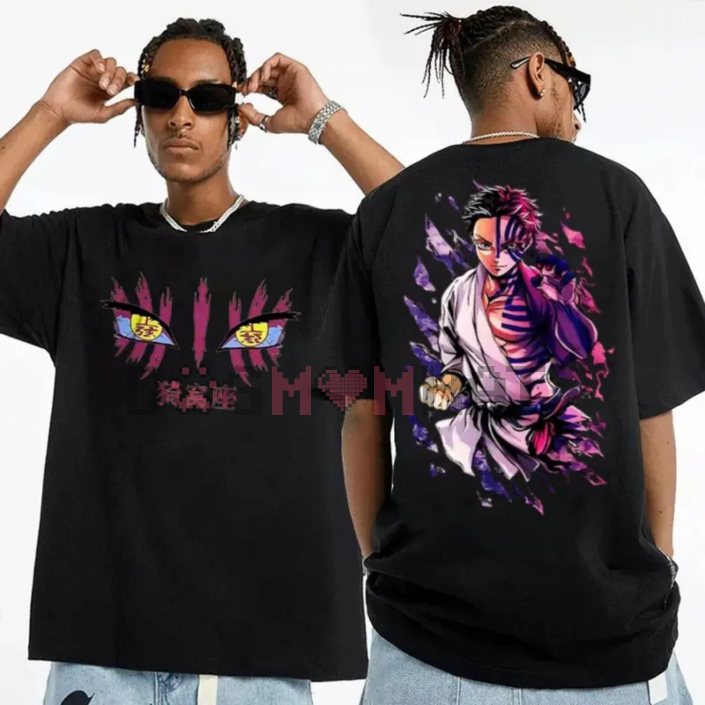 Akaza Demon Slayer T-Shirt – Anime Manga Color Shirt, Kimetsu No Yaiba Fan, Unisex Short Sleeve Tee