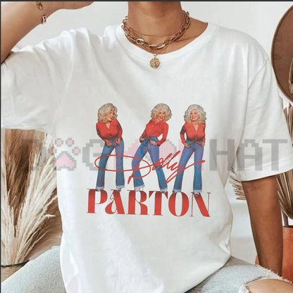 Vintage 80s Dolly Parton Retro Country Graphic T-Shirt