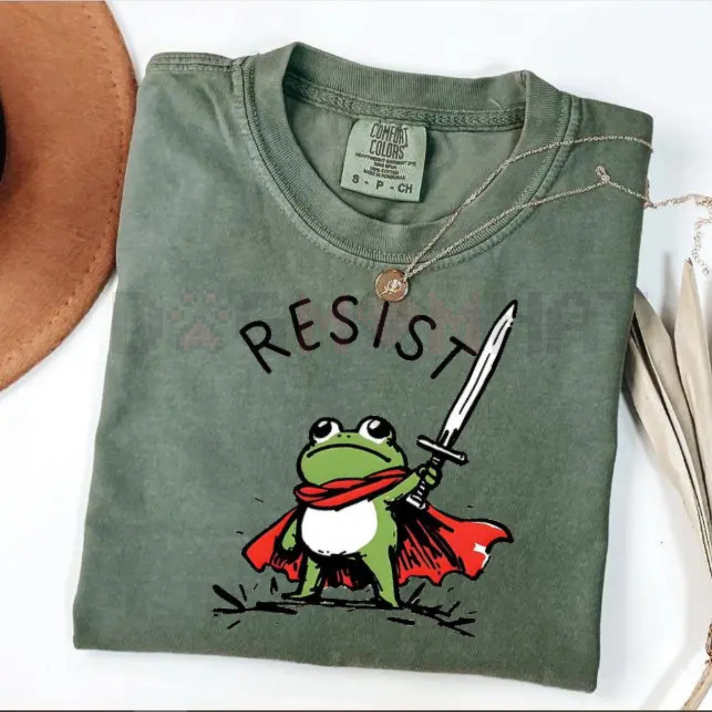 Comfort Colors® Anti-ICE Frog Tee – Portland Activist RESIST Shirt