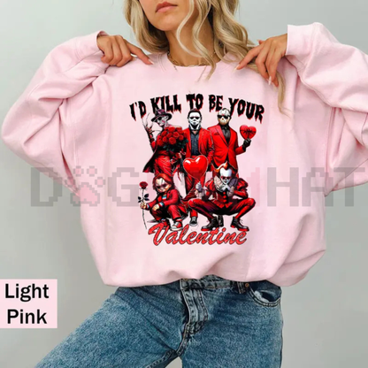 "Galentine's Gang" Movie Night Sweatshirt