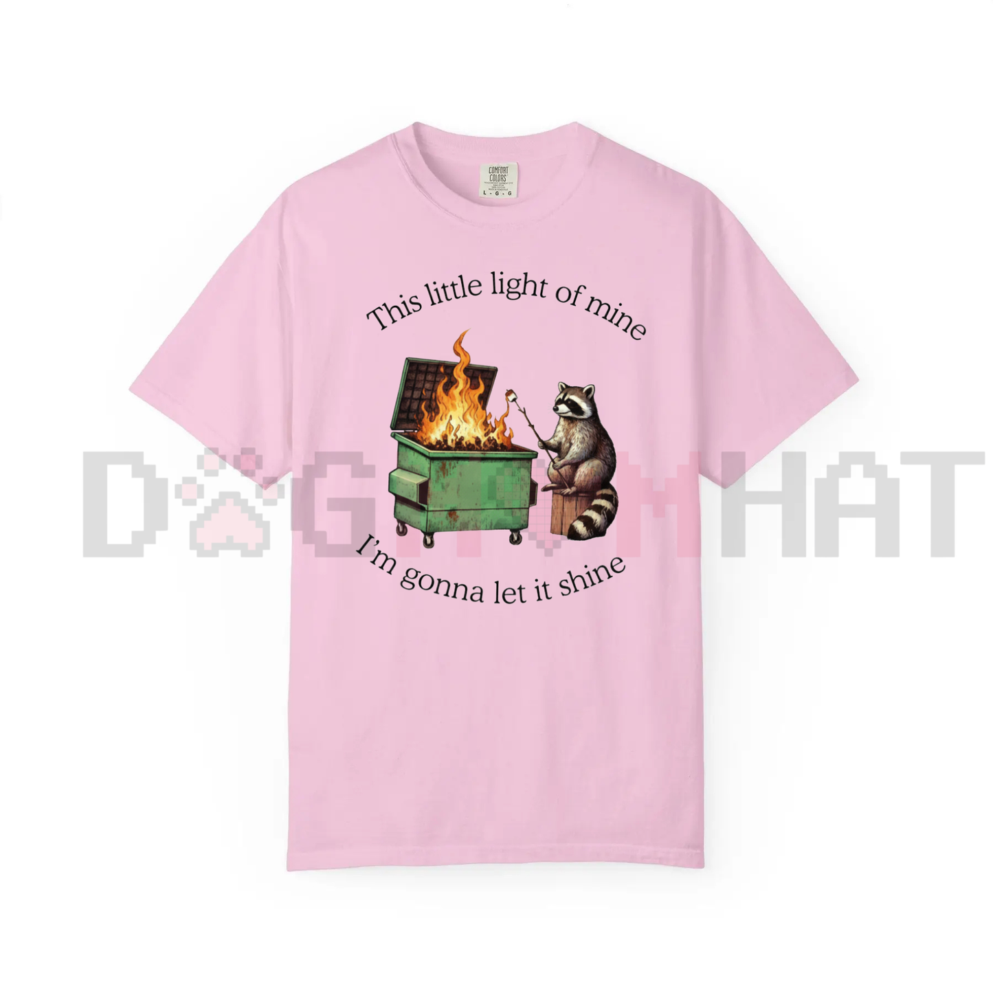 Dumpster Fire Raccoon T-Shirt