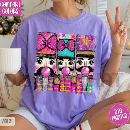Comfort Colors® Nutcracker Christmas T-Shirt - Trendy Women's Holiday Graphic Tee