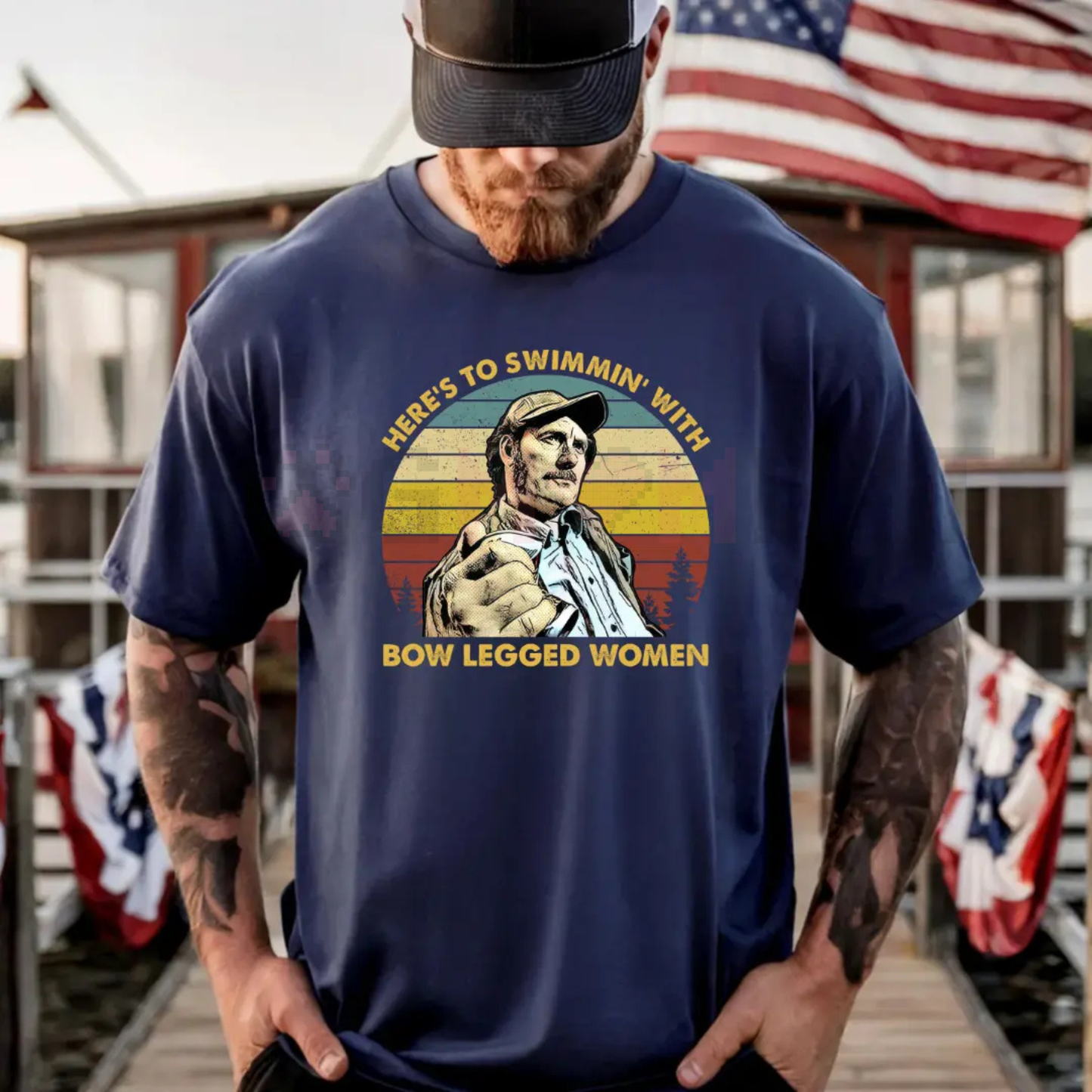 Quint's Toast Jaws T-Shirt – Vintage Nautical Slogan Tee