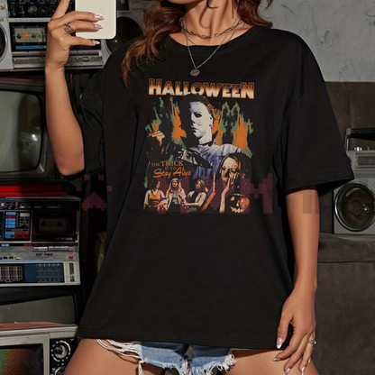 "Halloween 1978 - The Trick Is To Stay Alive" Horror Graphic T-Shirt
