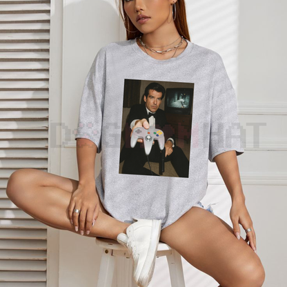 Gaming Legend GoldenEye 007 Tee – N64 Classic Vintage Shooter Fan Shirt