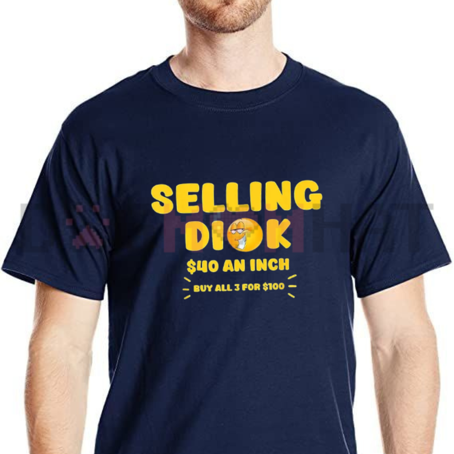Selling Dick Adult Meme Humor Graphic Tee - Funny Explicit Satire Casual Cotton Men's T-Shirt
