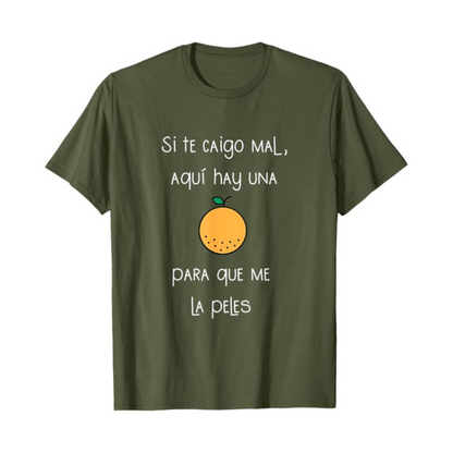 Funny 100% Cotton T-Shirt for Latinos & Hispanics – Humorous Spanish Quote Tee, Casualwear