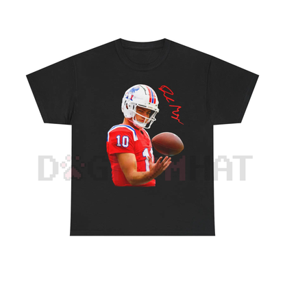 Drake Maye Tee – Unisex Football Star Graphic T-Shirt