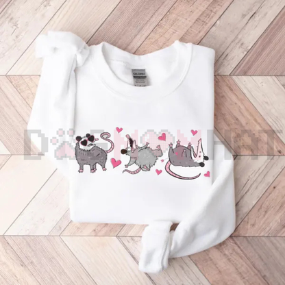 Possum Valentine Sweatshirt
