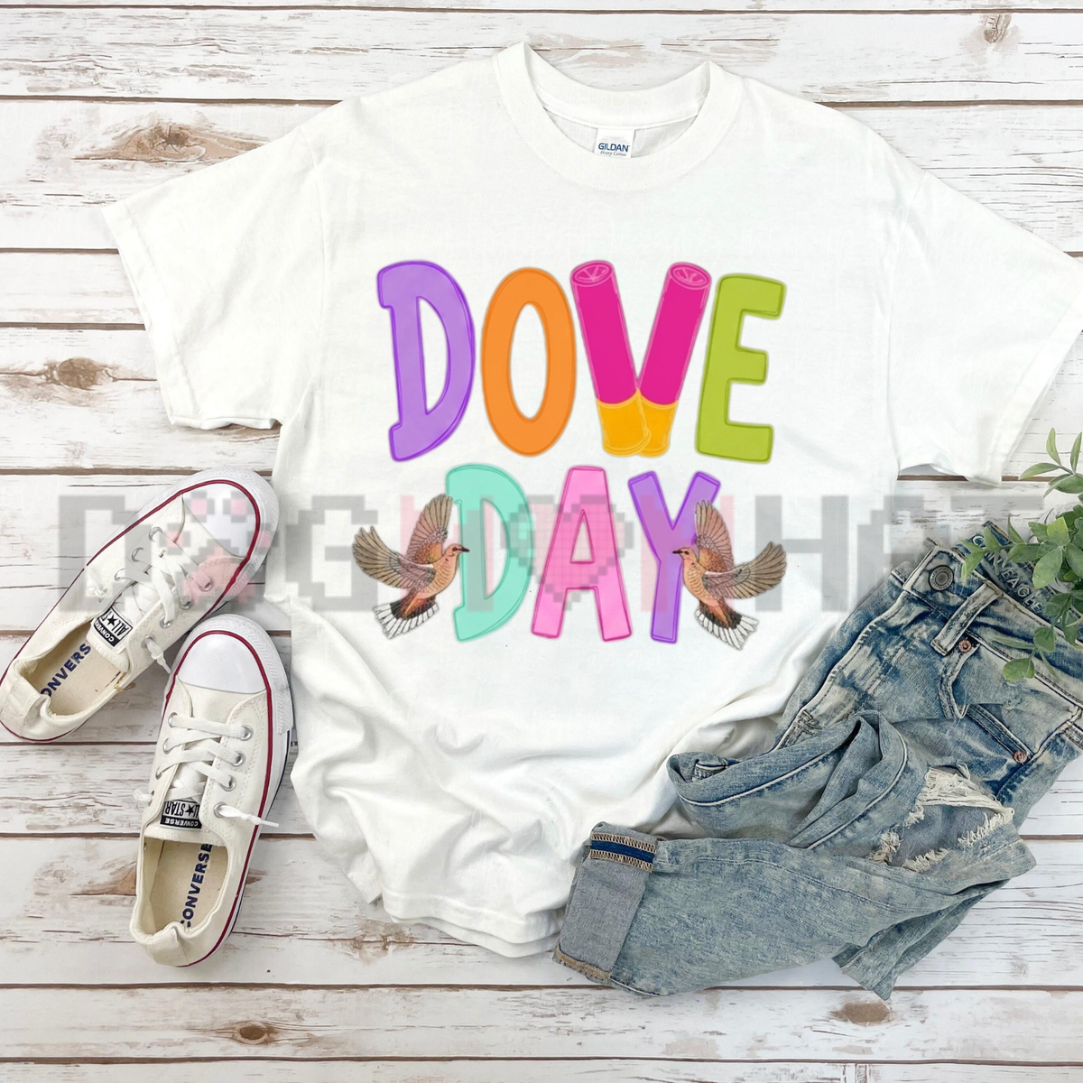 Bad Day To Be A Dove Graphic Tee - Breathable Mossy Oak Hunting Cotton Unisex T-Shirt