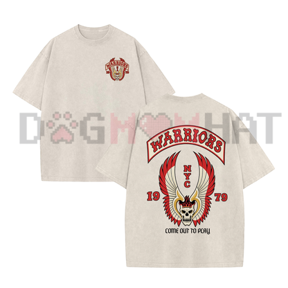 Parke Horizon Top – The Warriors 1979 Cult Film Vintage Double-Sided Skull Graphic Sleeveless Tank Top