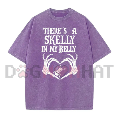 "Spooky Mama" Halloween Baby Announcement Graphic T-Shirt
