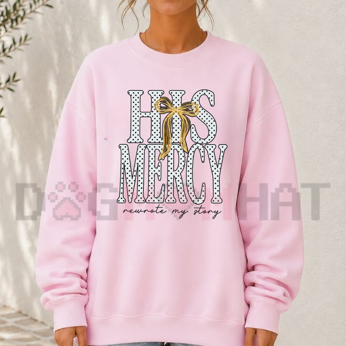 Parke Horizon Sweatshirt – Retro "His Mercies Are New Every Morning" Coyote Graphic Crewneck