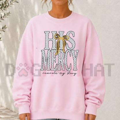 Parke Horizon Sweatshirt – Retro "His Mercies Are New Every Morning" Coyote Graphic Crewneck