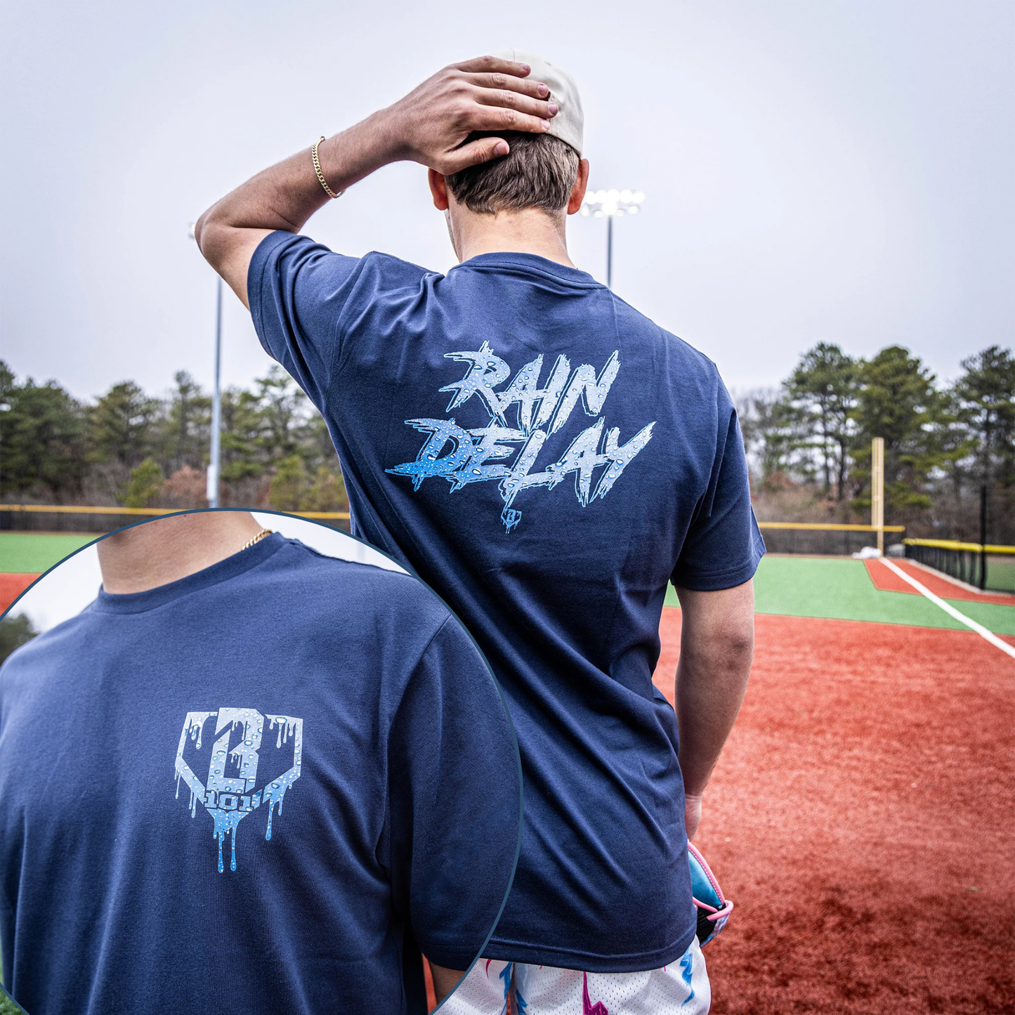 "Rain Delay" Lightning Bolt T-Shirt