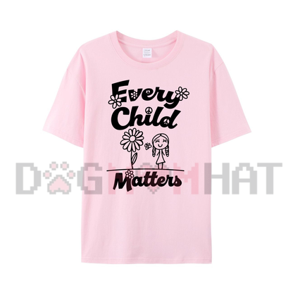 "Every Child Matters Orange Shirt Day" Indigenous Awareness Graphic T-Shirt