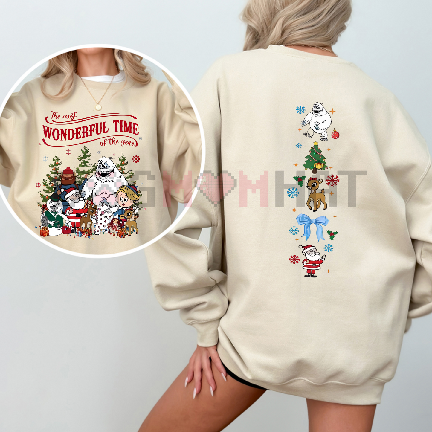 Vintage Rudolph Christmas Sweatshirt – Retro Red Nosed Reindeer Shirt