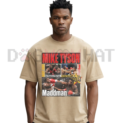 Iron Champion Legend Bootleg Heavyweight Tee - Maddman Mike Tyson Vintage 90s Hip-Hop Rap Graphic Shirt