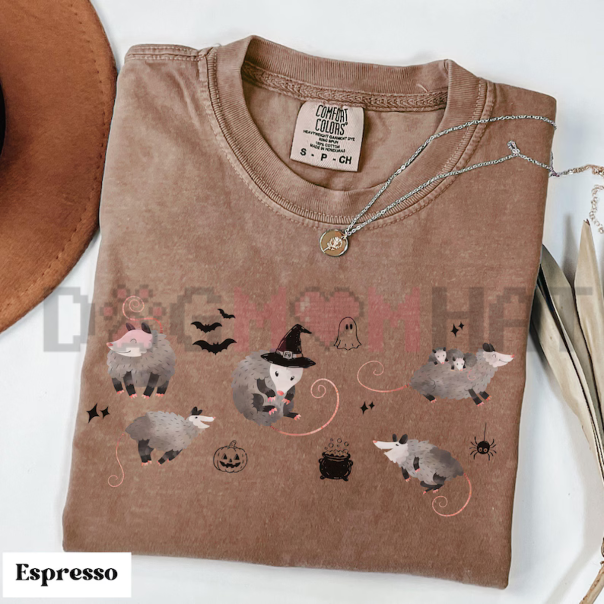 Comfort Colors® Spooky Possum T-Shirt - Halloween Opossum Graphic Tee