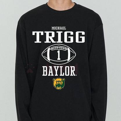 Michael Trigg Baylor Football Game Day Long Sleeve T-Shirt