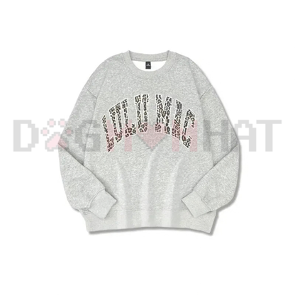 LULUMAC Women's Letter Print Graphic Sweatshirt