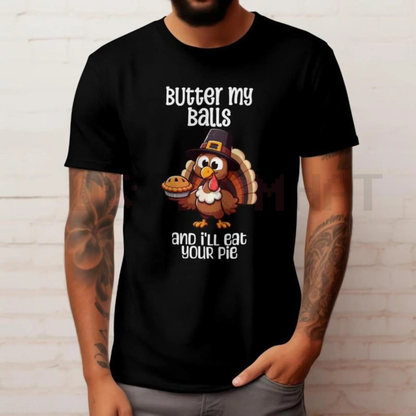 Funny Thanksgiving Slogan T-Shirt – Unisex Turkey Day Dinner Outfit