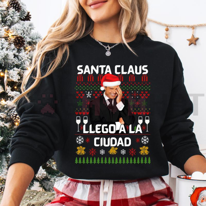 Feliz Navidad Sweatshirt – Mexican Christmas Gift & Funny Holiday Crewneck for Him & Her
