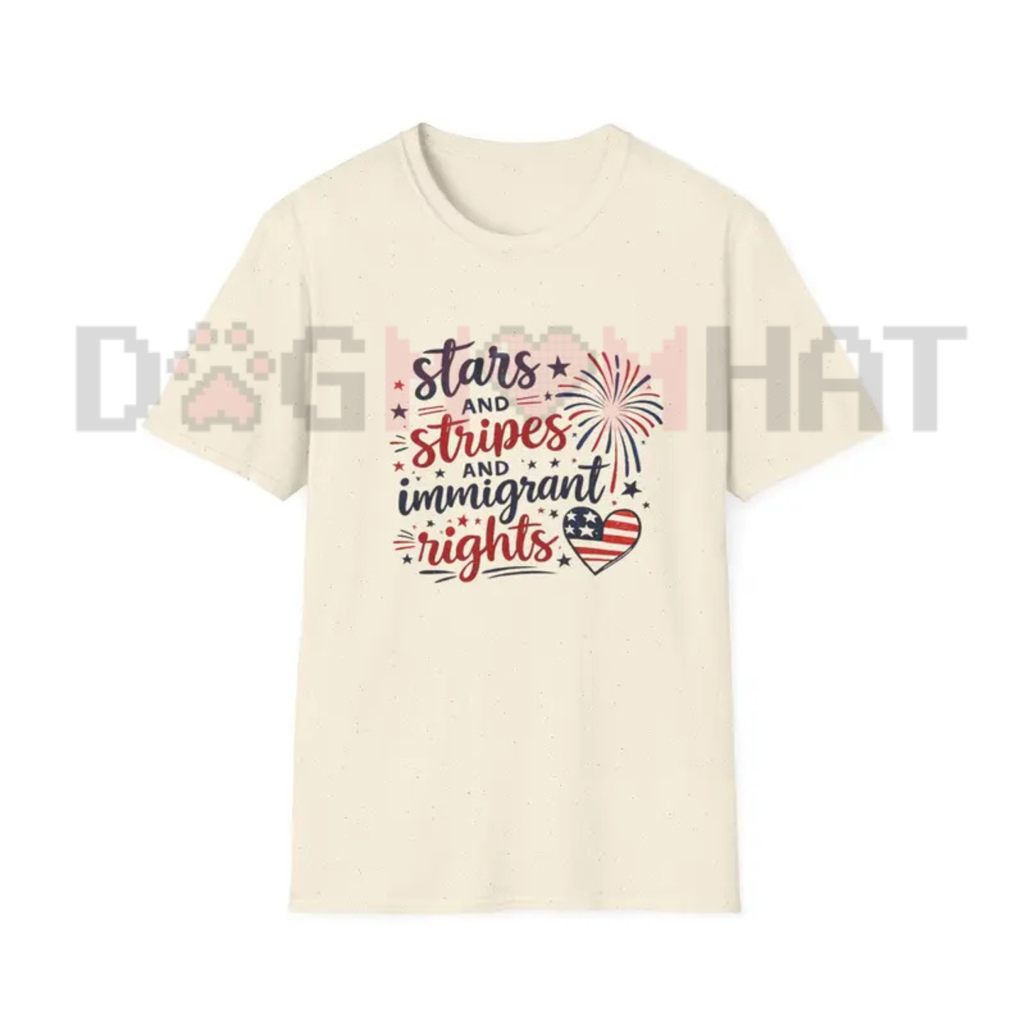 Stars-and-Stripes Immigrant Rights T-Shirt