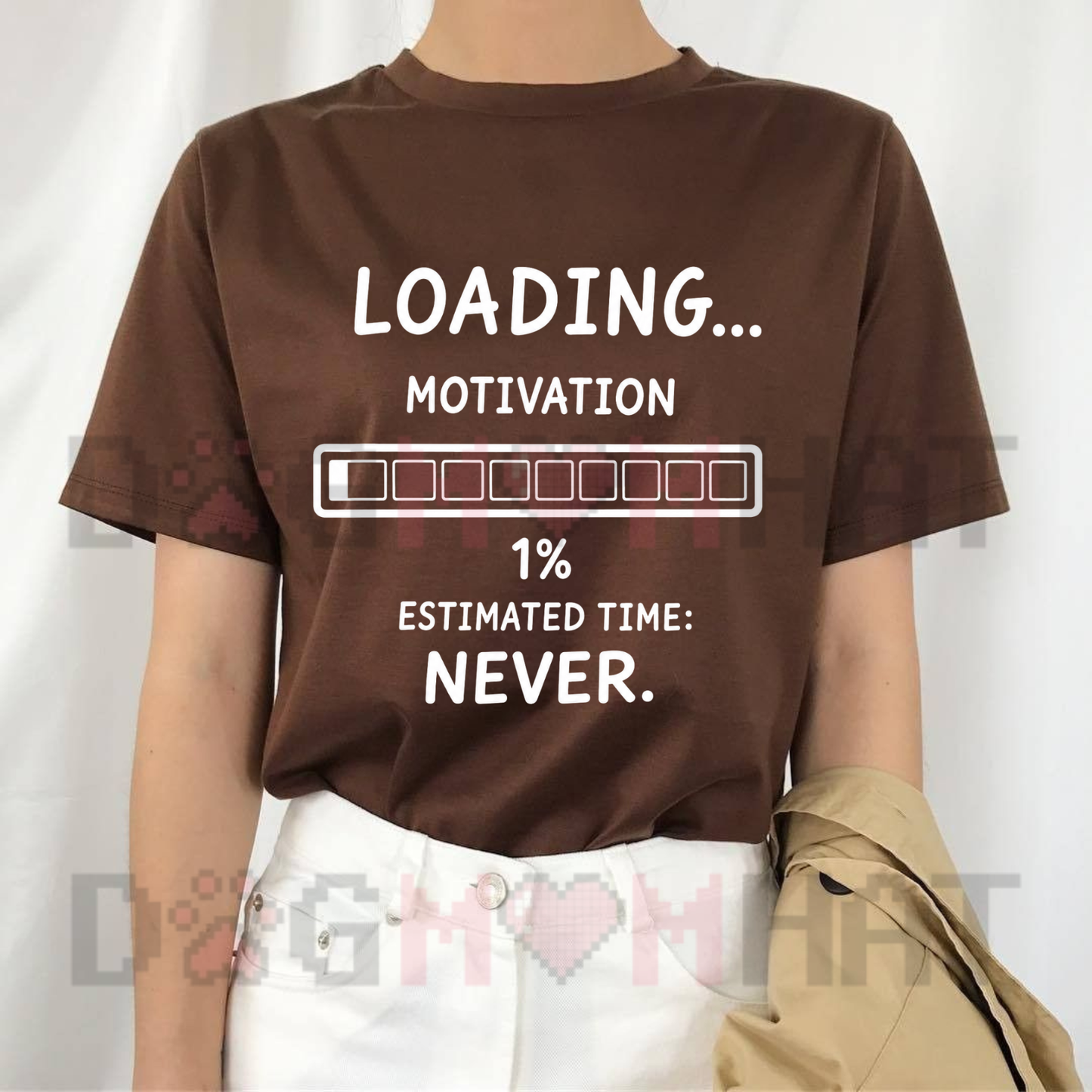 Battery Low Brain Slow Graphic Tee - Funny Loading Motivation 1 Percent Sarcastic Pure Cotton Unisex Shirt