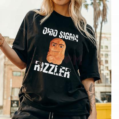 Ohio Sigma Meme T-Shirt – Internet Memes Funny Large Size Tee