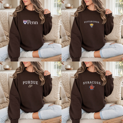 Tailgate Tradition Crewneck – Vintage Embroidered College Gameday Sweatshirt