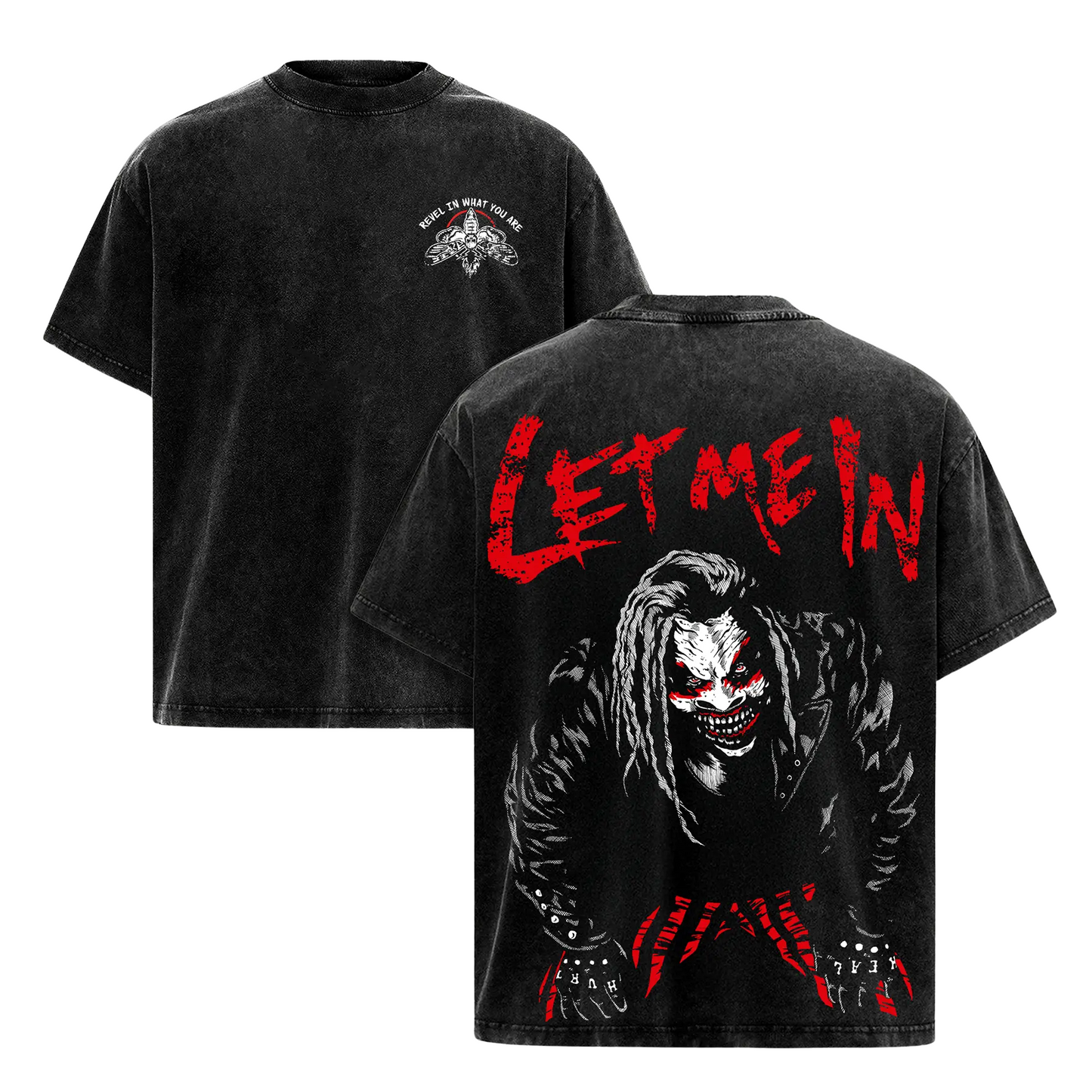 Bray Wyatt "Let Me In" Vintage T-Shirt – Wrestler Shirt, WWE T-shirt, The Fiend, Unisex Graphic Tee