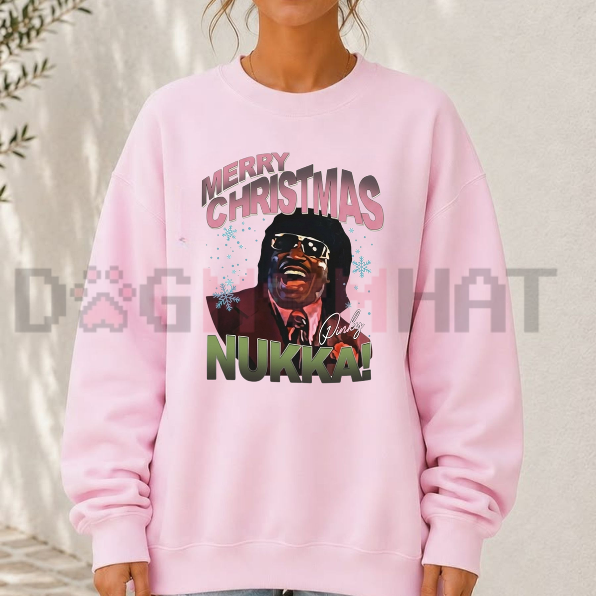 Pinky's Holiday Blessing Sweatshirt – Friday After Next Movie Parody Graphic Crewneck