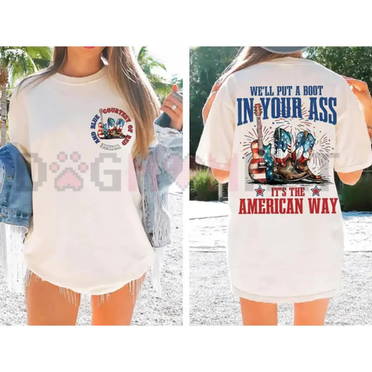 Toby Keith "Courtesy Of The Red, White & Blue" 2-Sided Tee