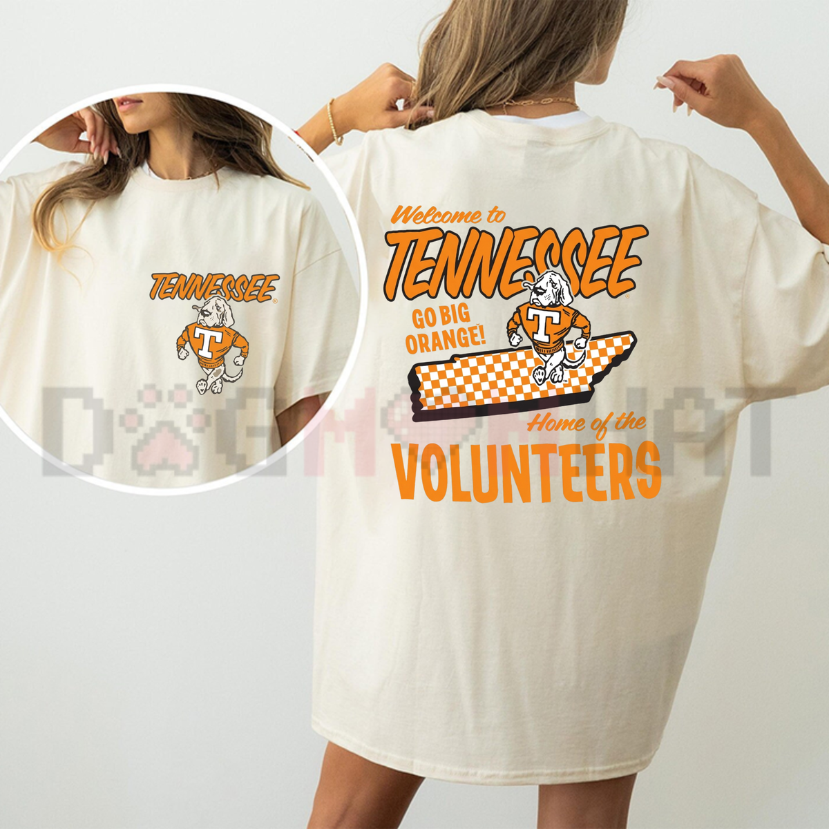 Comfort Colors University of Tennessee Welcome to Tennessee Short Sleeve Graphic T-Shirt