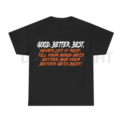 Chicago Bears Motivational 'Good Better Best' Slogan Tee