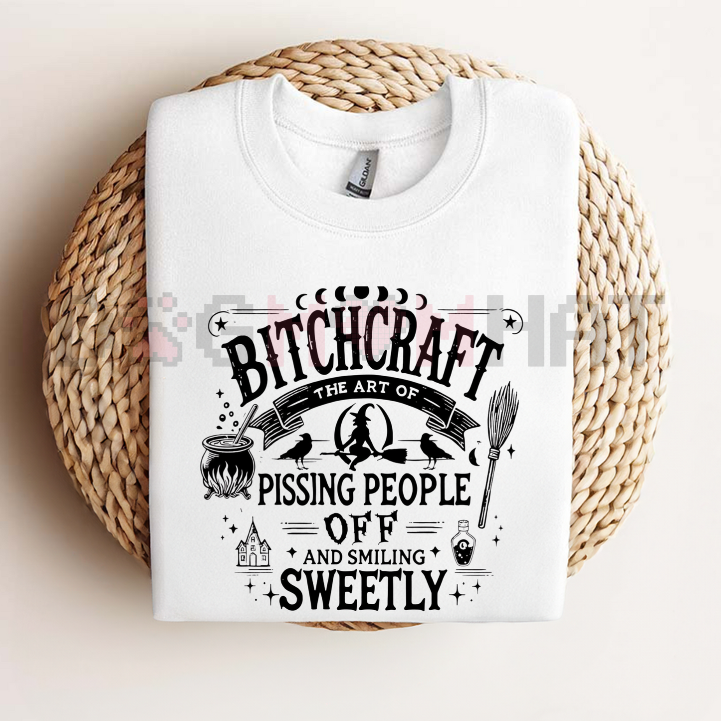 Bitchcraft Adult Humor Halloween Shirt – Casual Softstyle Unisex T-Shirt
