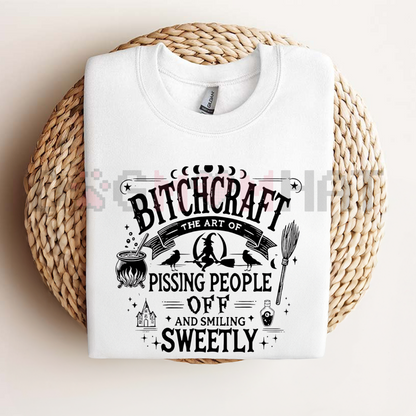 Bitchcraft Adult Humor Halloween Shirt – Casual Softstyle Unisex T-Shirt