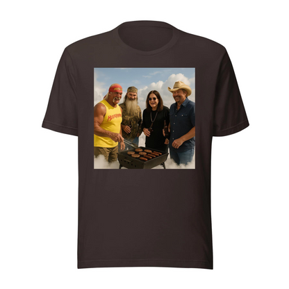 Ozzy, Hulk, Toby & Duck Dynasty Legends T-Shirt – Vintage Rock & America Icons Graphic Tee
