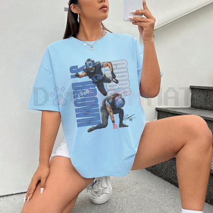 Amon-Ra & Gibbs 'One Pride' T-Shirt – Detroit Football Dynamic Duo Tee