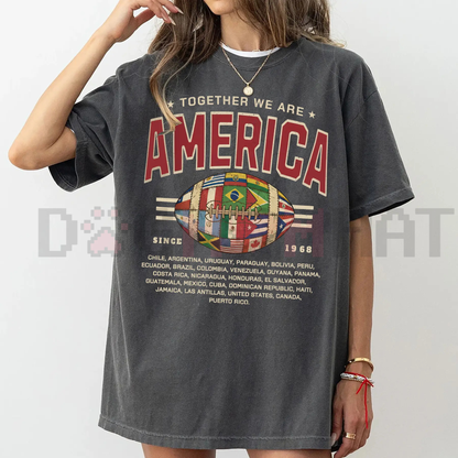 "Together We Are America" Football Tee