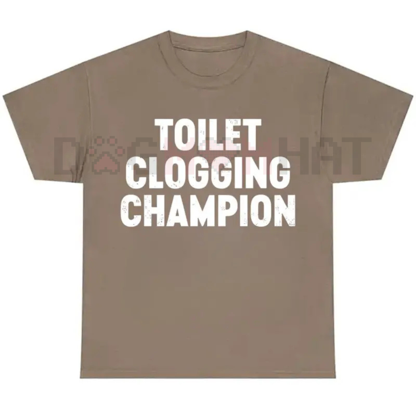 Toilet Champion Tee – Funny Gag Gift Humor Graphic T-Shirt