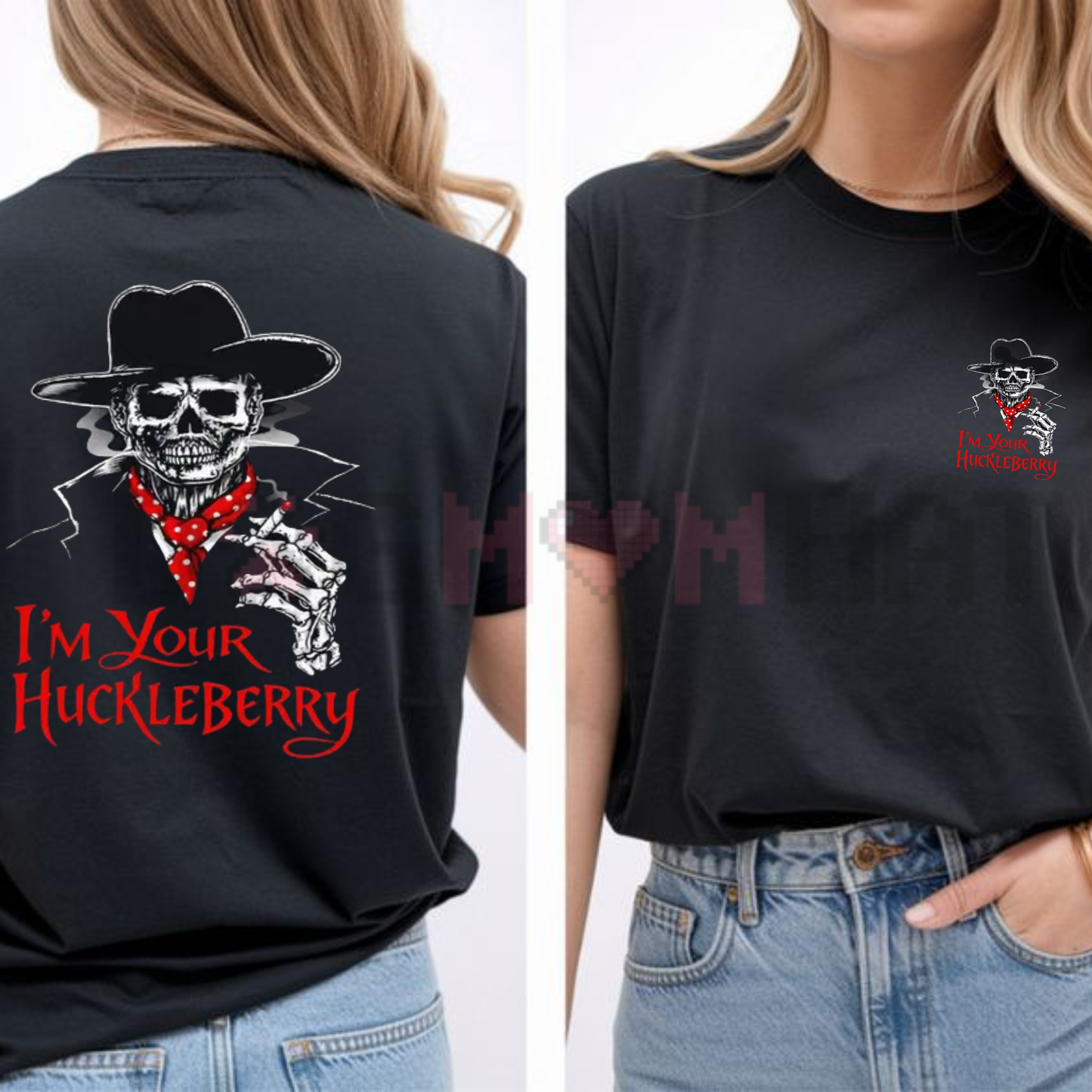 Doc Holliday I'm Your Huckleberry T-Shirt - Old West Zombie Cowboy Tee