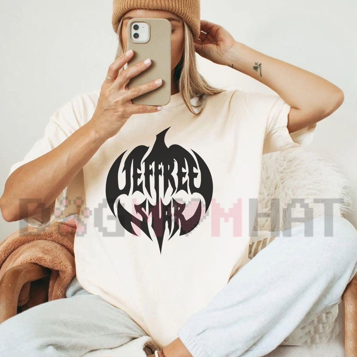Spooky Star Harvest Tee – Jeffree Star Pumpkin Logo Graphic Shirt