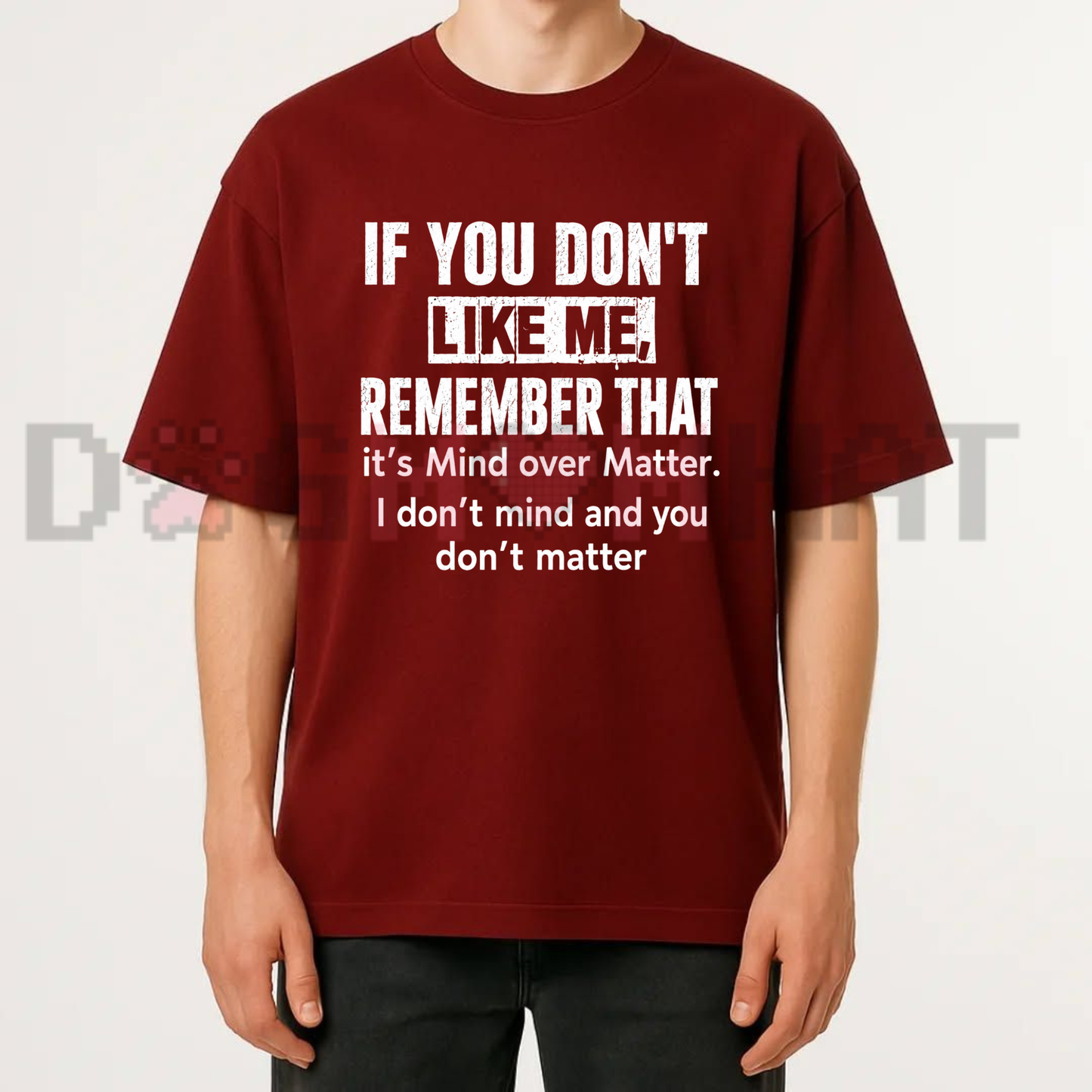 Inner Strength Mindfulness Graphic Tee - Inspirational Mind Over Matter Pure Cotton Unisex T-Shirt