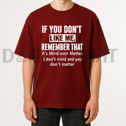Inner Strength Mindfulness Graphic Tee - Inspirational Mind Over Matter Pure Cotton Unisex T-Shirt
